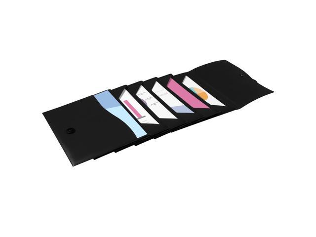 Avery Slide and View Expanding File 6 Sections Letter Size Black 73542