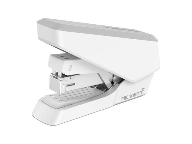 Fellowes LX860 EasyPress Half Strip One Touch Desk Stapler 40 Sheet Cap White