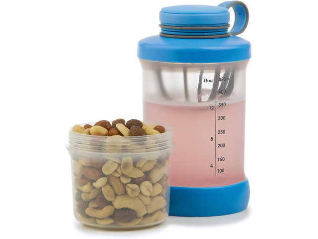 Prep Solutions by Progressive Snack and Shake Container - Blue