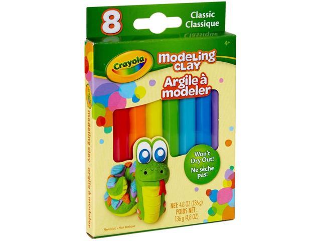 Crayola Modeling Clay, 4.8 Ounce Pack, Set of 8 Classic Colors