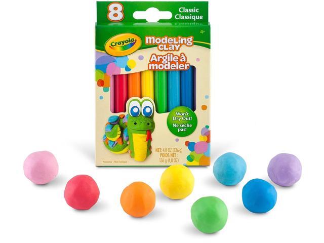Crayola Modeling Clay, 4.8 Ounce Pack, Set of 8 Classic Colors