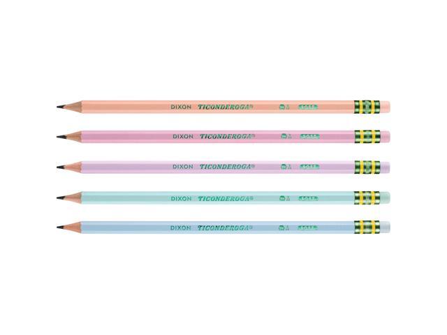 Ticonderoga Pre-Sharpened Pencil 2.2mm HB #2 Pastel Barrel 18Ct X13718