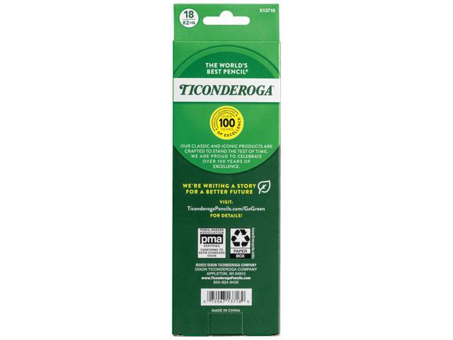 Ticonderoga Pre-Sharpened Pencil 2.2mm HB #2 Pastel Barrel 18Ct X13718