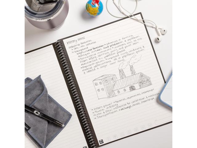 Core Smart Notebook College Rule Infinity Black Cover 18 8.8x6 Sheets EVR2ERCAFR