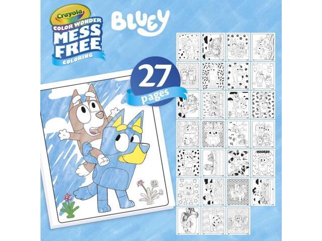 Crayola Bluey Color Wonder Activity Kit w/27 Coloring Pages 75-7161