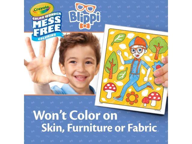 Crayola Blippi Color Wonder Kit, 18 Coloring Pages, 5 Markers 75-2726