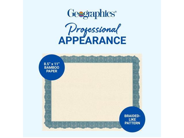 Geographics Tree Free Certificate Natural with Blue Border