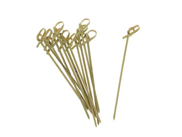 Knotted Bamboo Pick Paper 4.5' Natural 100/Pack 10 Packs/Carton R805