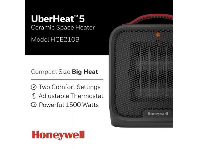 Honeywell - UberHeat 5 Ceramic Heater - Black - image 3
