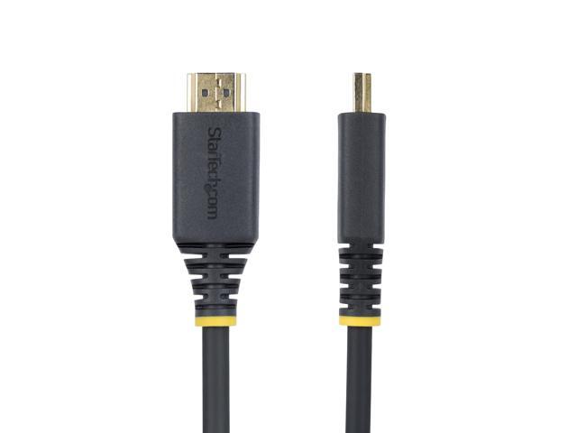 StarTech 3ft 0.9m Premium Certified High Speed HDMI Cable 4K 60Hz/1440p 144Hz 18Gbps UHD HDMI 2.0 Cord TPE Jacket