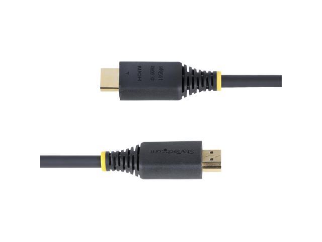 StarTech 3ft 0.9m Premium Certified High Speed HDMI Cable 4K 60Hz/1440p 144Hz 18Gbps UHD HDMI 2.0 Cord TPE Jacket