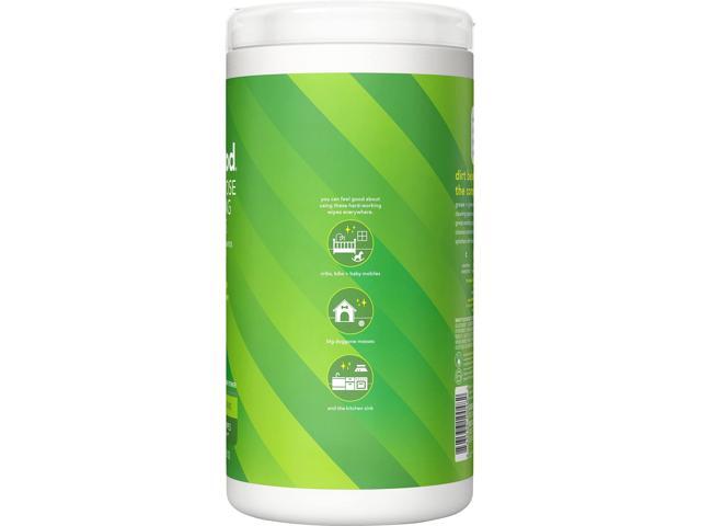 All Purpose Cleaning Wipes 1 Ply Lime and Sea Salt White 70/Canister 6/Carton 338525