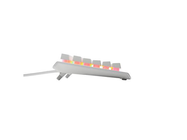 SteelSeries Apex 3 TKL Wired Membrane Whisper Quiet Switch Gaming Keyboard 8 zone RGB Backlighting White
