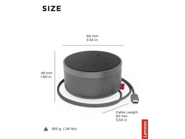 Lenovo Go Wired Speakerphone Storm Grey GXD1C82051