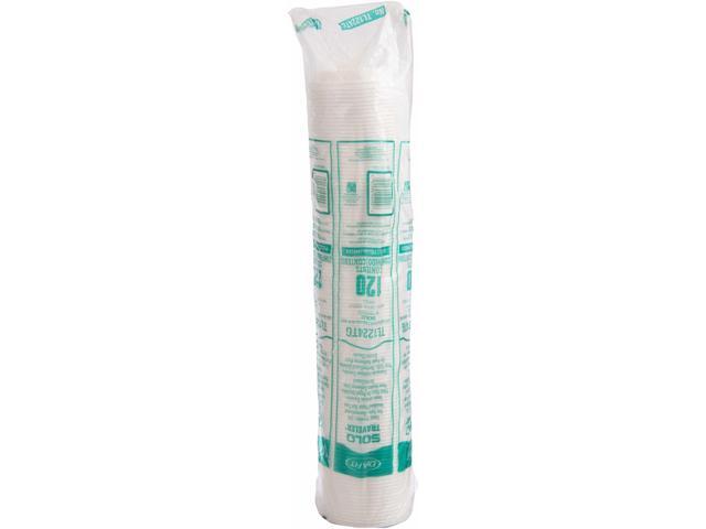 Traveler Sip Through Lids for ThermoGuard Hot Cups Fits 12 oz to 24 oz Hot Cups Plastic White 1200/Carton TL1224TG