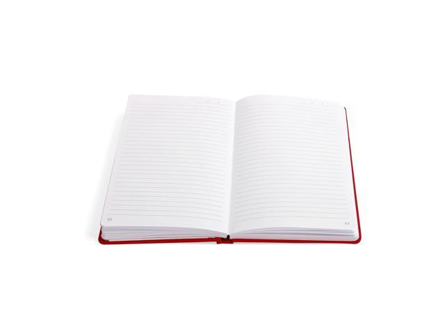 Medium Starter Journal 1-Subject Narrow Rule Red Cover 192 8 x 5 Sheets TR58411