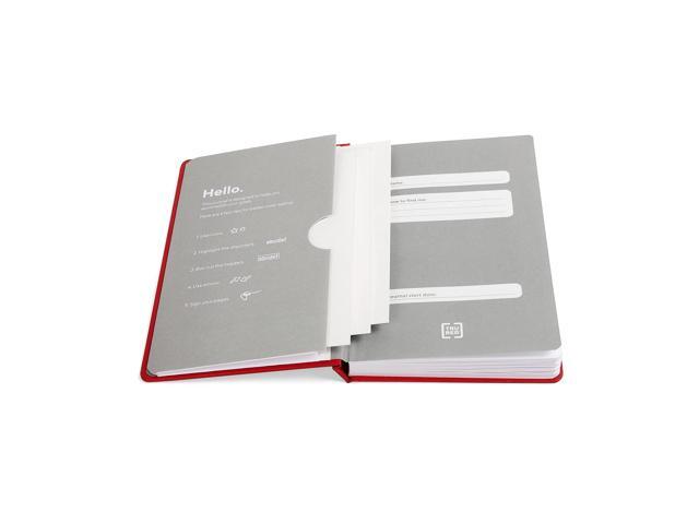 Medium Starter Journal 1-Subject Narrow Rule Red Cover 192 8 x 5 Sheets TR58411