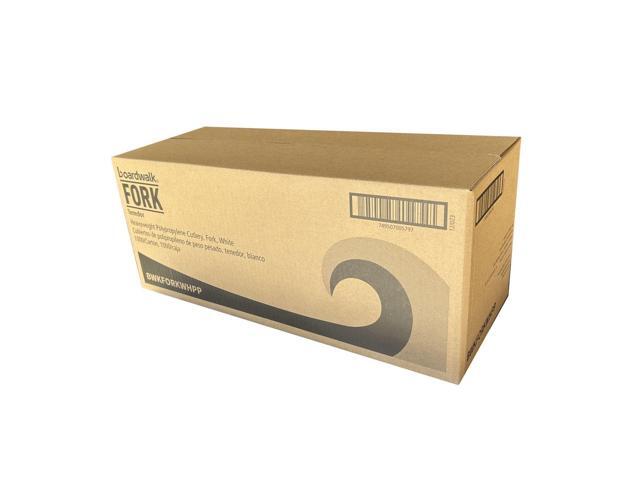 Heavyweight Polypropylene Cutlery Fork 7.09' Plastic White 1000/Carton BWKFORKWHPP