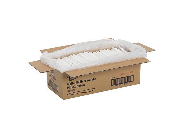 Plastic Cutlery Mediumweight Knife White 1000/Carton PKM21