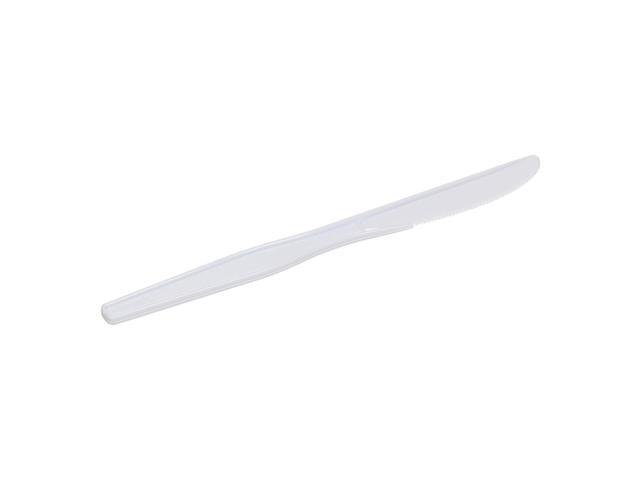 Plastic Cutlery Mediumweight Knife White 1000/Carton PKM21