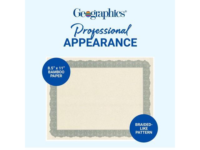 Geographics Tree Free Certificate Natural with Silver Border