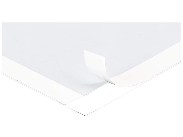 Deflecto Self Adhesive Sign Holders 10.5 x 13 Clear White Border 2/Pack 68776W