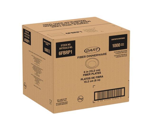 Compostable Molded Fiber Dinnerware ProPlanet Seal Plate 6' dia Natural 1000/Carton 6FBRP1