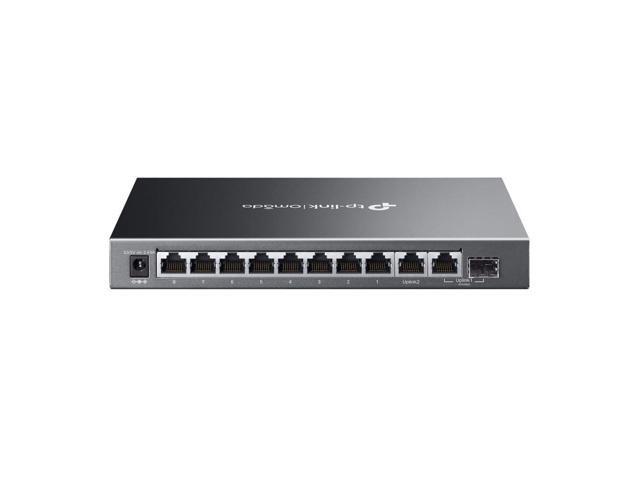 TP-Link Omada ES210GMP 8 Ports POE+ Compliant Gigabit Easy Managed Switch with SFP