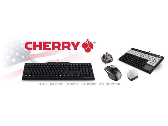 Cherry SPOS G86-62401 Compact Keyboard with Integrated Touchpad Black