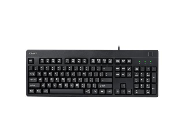 Adesso Antimicrobial Fingerprint Reader Keyboard, TAA Compliant - image 12