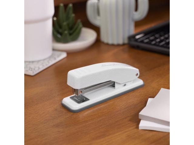 Cub Compact Metal Stapler 20 Sheet Capacity Arctic White S701067