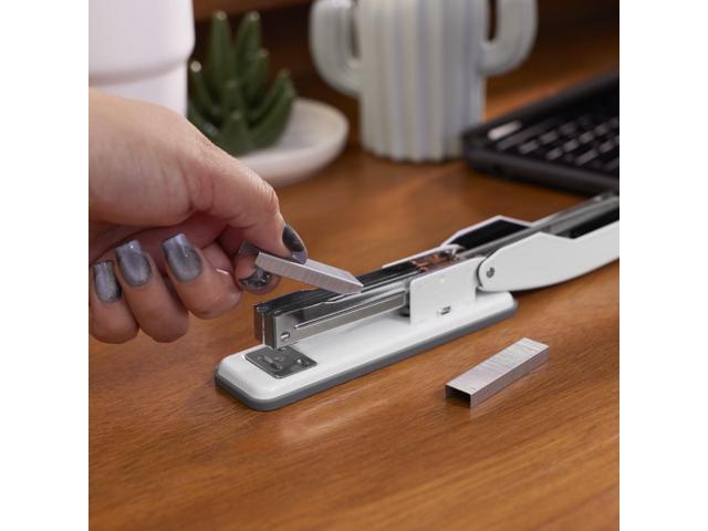 Cub Compact Metal Stapler 20 Sheet Capacity Arctic White S701067