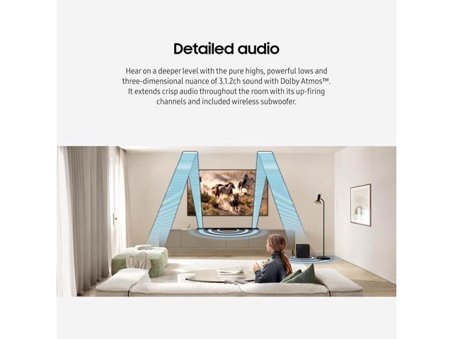 Samsung - HW-S800D 3.1.2 Channel Q-Series Ultra Slim Soundbar with Wireless Subwoofer, Dolby Atmos and Q-Symphony - Titan Black - image 8