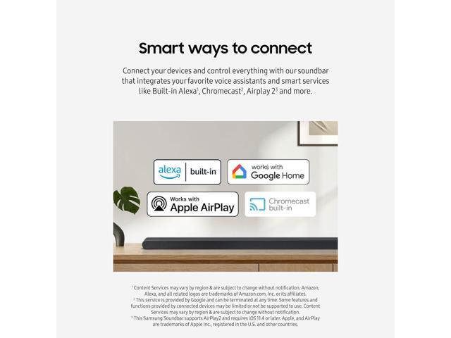 Samsung - HW-S800D 3.1.2 Channel Q-Series Ultra Slim Soundbar with Wireless Subwoofer, Dolby Atmos and Q-Symphony - Titan Black - image 9