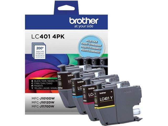 Brother - Genuine LC4014PKS Standard Yield 4-Pack Color Ink Cartridges - Black/Cyan/Magenta/Yellow - image 9