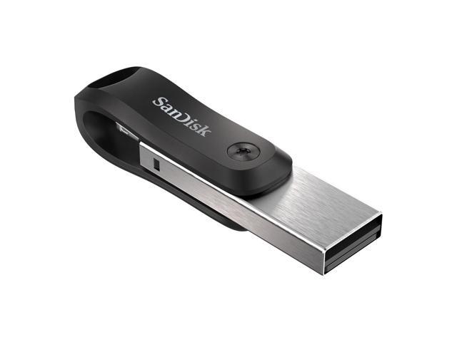SanDisk - iXpand Flash Drive Go 64GB USB 3.0 Type-A to Apple Lightning for iPhone & iPad - Black / Silver - image 12