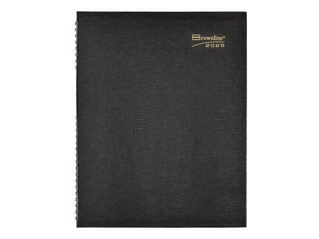 Brownline CoilPro Weekly Appointment Book 11 x 8.5 Black 2026 CB950CBLK