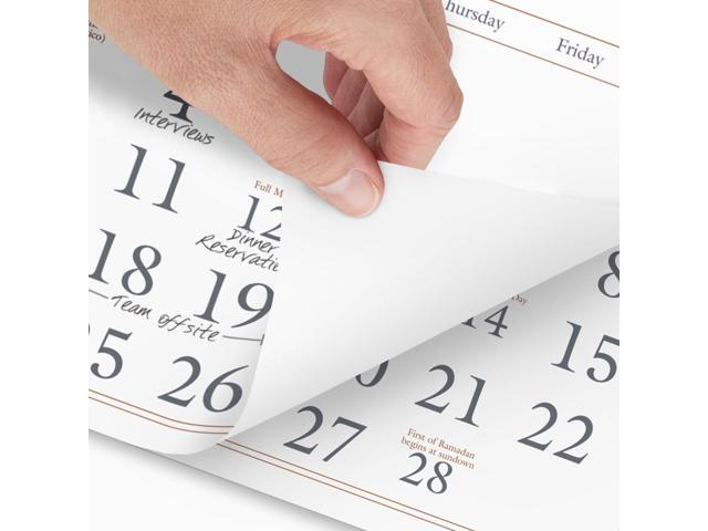 At-A-Glance Three-Month Reference Wall Calendar 12x27 2026 SW11528