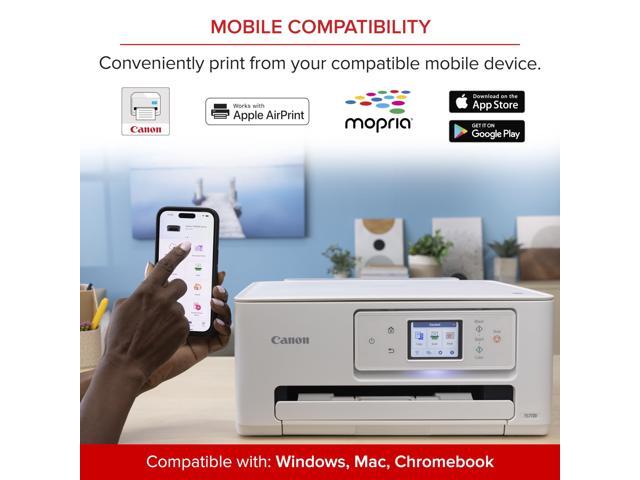 Canon - PIXMA TS7720 Wireless All-In-One Inkjet Printer - White - image 8