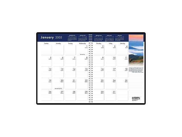 House of Doolittle Earthscapes Full-Color Monthly Planner 11x8.5 Black 2026