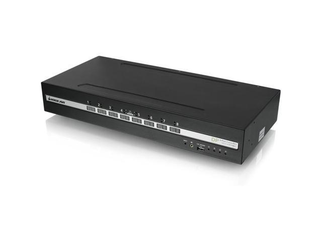 IOGEAR 8-Port Dual View DisplayPort Secure KVM Switch w/Audio and CAC Support TAA GCS1428TAA4C