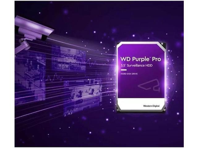 WD Purple Pro 26TB 3.5' Surveillance Internal Hard Drive HDD - SATA 6 Gb/s - 512 MB Cache (WD260PURP)