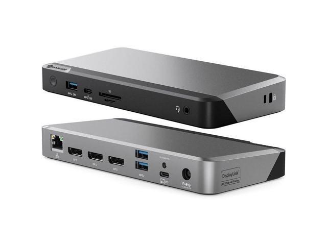 Alogic DX3 Triple 4K Display Universal Docking Station w/100W Power Delivery