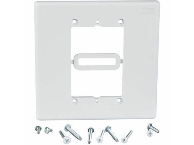 panduit miwbawh 2gang inwall box adapter, white
