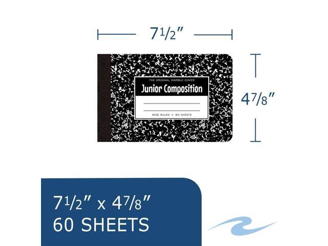 Roaring Spring Junior Composition Notebook, Wide Rule, 60 Sheets 77122