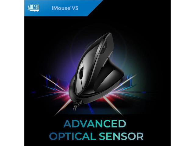 Adesso USB Adjustable Vertical Mouse - Black - image 5