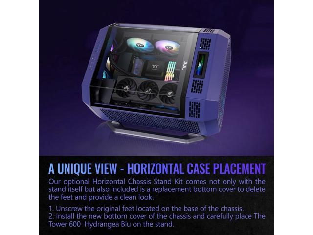 Thermaltake - The Tower 600  Mid Tower ATX PC Case - Future Dusk - image 12