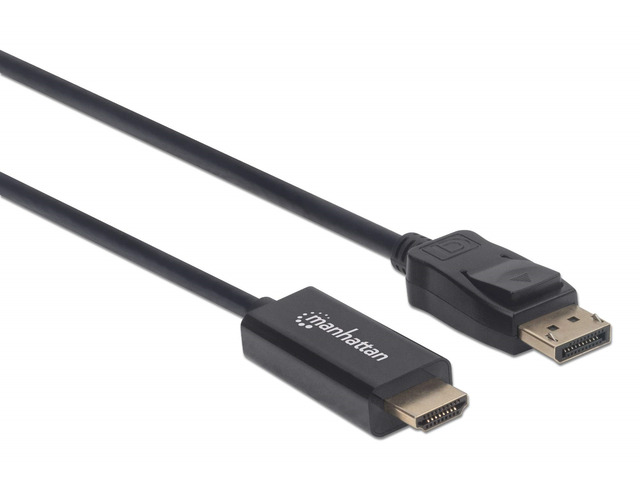 Manhattan 153201 4K @ 60 Hz DisplayPort to HDMI Cable (6-Foot)