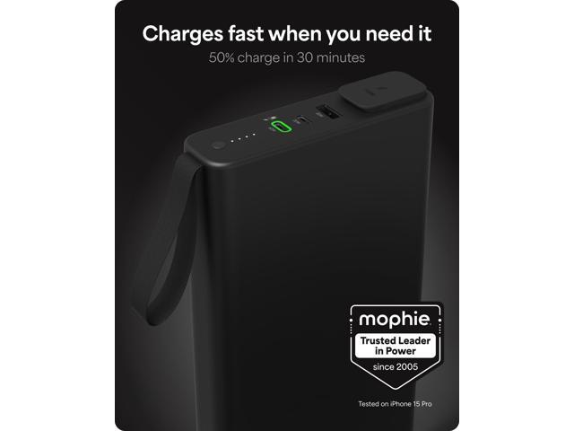mophie powerstation pro AC 100W 27000 mAh Power Bank - Black - image 2