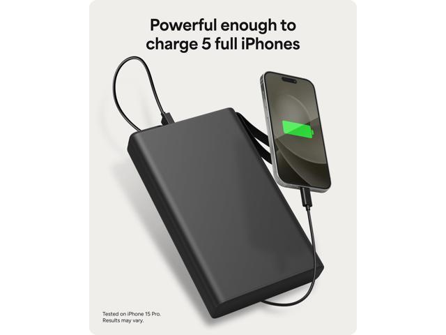 mophie powerstation pro AC 100W 27000 mAh Power Bank - Black - image 3